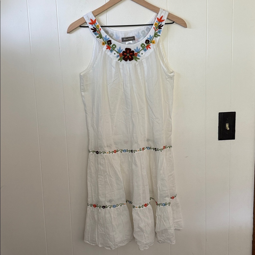 Tommy Bahama Floral Embroidered Dress